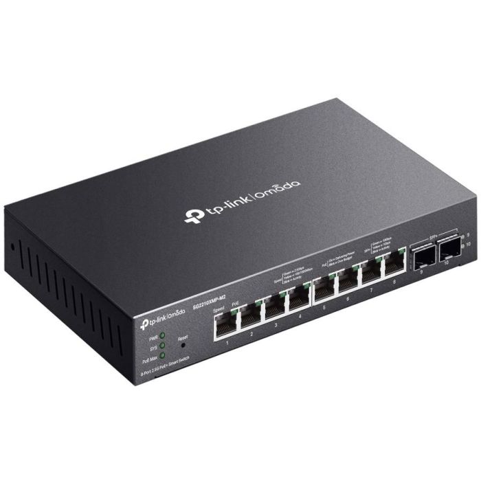 TP-Link SG2210XMP-M2 Switch Gestionado L2/L2+ 8 Puertos 2.5G Ethernet PoE Montaje en Pared/Escritorio Negro 2 TP-Link SG2210XMP-M2 Switch Gestionado L2/L2+ 8 Puertos 2.5G Ethernet PoE Montaje en Pared/Escritorio Negro 2