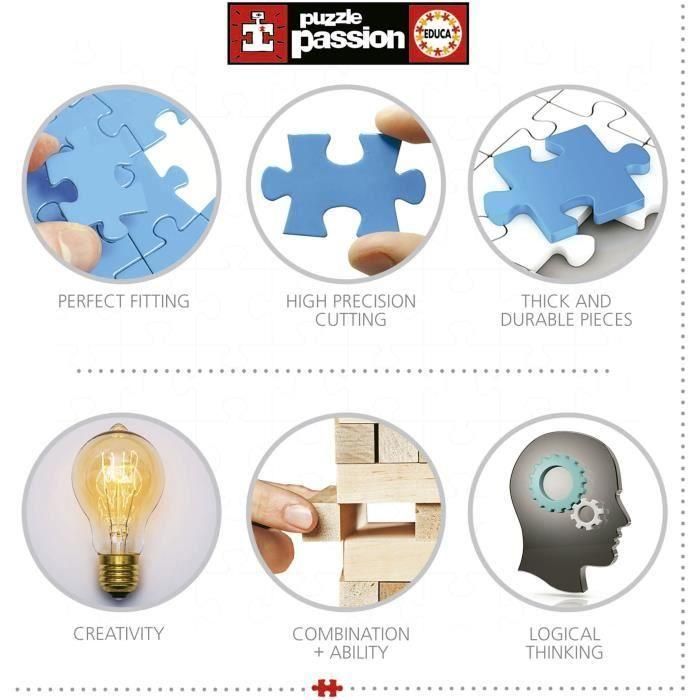 Educa Puzzle Monstruos Adorables 2x100 piezas. Set doble de 2 puzzles de 100 piezas cada uno para niños a partir de 6 años. Fabricado en Cartón. 2