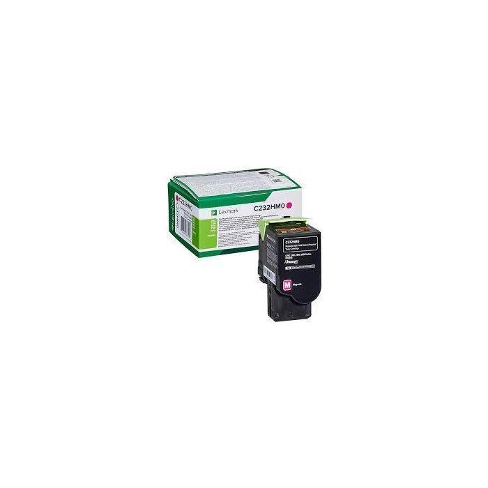 LEXMARK TONER MAGENTA ALTO RENDIMIENTO RETORNABLE C232HM0 (2300 PAG) LEXMARK TONER MAGENTA ALTO RENDIMIENTO RETORNABLE C232HM0 (2300 PAG)