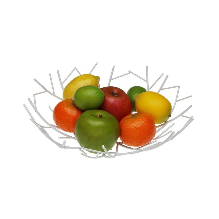 Frutero Blanco Versa 30 cm - Metal (2 Unidades) 1 Frutero Blanco Versa 30 cm - Metal (2 Unidades) 1