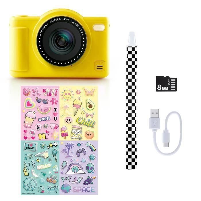 Canal Toys - Creador de Fotos - Cámara Digital Pop Color Amarillo - Con Tarjeta SD de 32GB incluida 3 Canal Toys - Creador de Fotos - Cámara Digital Pop Color Amarillo - Con Tarjeta SD de 32GB incluida 3