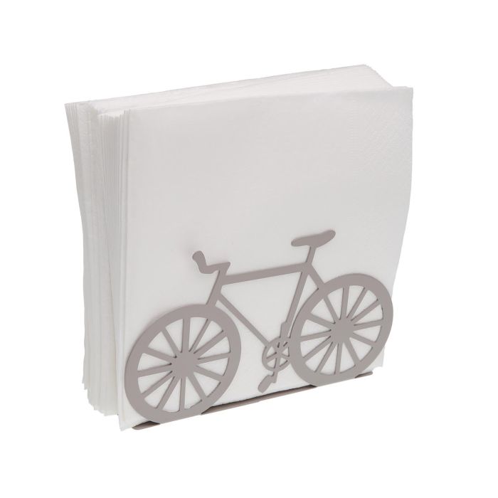 Servilletero Bici Metalica Gris Versa 4X9CM (2 Unidades) 1 Servilletero Bici Metalica Gris Versa 4X9CM (2 Unidades) 1