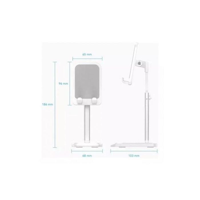 Soporte para Smartphone/Tablet Vention KCQW0/ Blanco 1 Soporte para Smartphone/Tablet Vention KCQW0/ Blanco 1