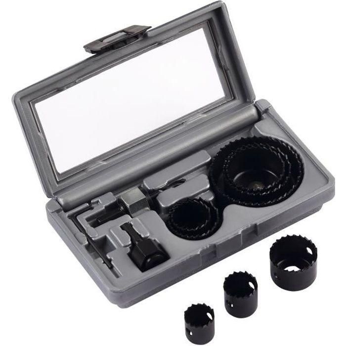 Bosch Juego de 8 Sierras de Orificio HCS, Diámetros 22-68 mm, Incluye Adaptadores de 8mm y 1/4'' y Llave Allen Bosch Juego de 8 Sierras de Orificio HCS, Diámetros 22-68 mm, Incluye Adaptadores de 8mm y 1/4'' y Llave Allen
