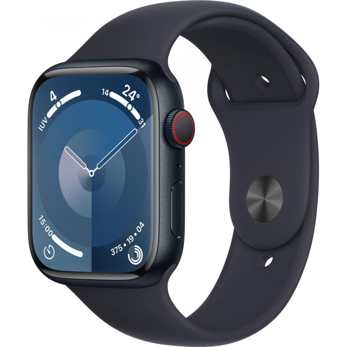 Apple Watch S9 Cellular GPS 45mm Aluminio Mitternacht con Sportarmband M/L