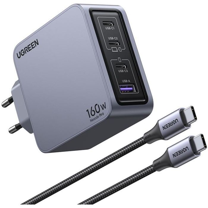 UGREEN Nexode Pro 160W GaN Charger with USB-C Cable 6 UGREEN Nexode Pro 160W GaN Charger with USB-C Cable 6