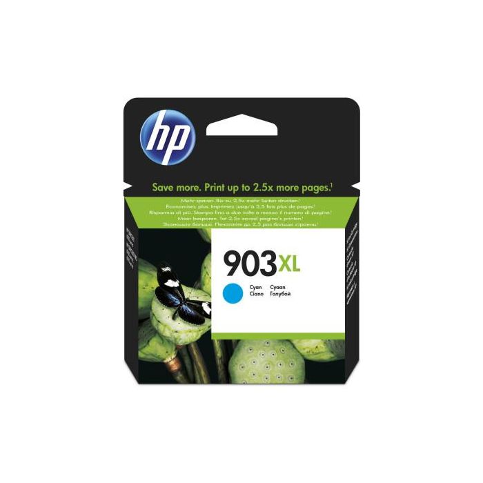 HP T6M03AE Cartucho de Tinta Original Cian 903XL Alto Rendimiento para Oficina - Impresión Profesional, 825 páginas, 9.5 ml 1 HP T6M03AE Cartucho de Tinta Original Cian 903XL Alto Rendimiento para Oficina - Impresión Profesional, 825 páginas, 9.5 ml 1