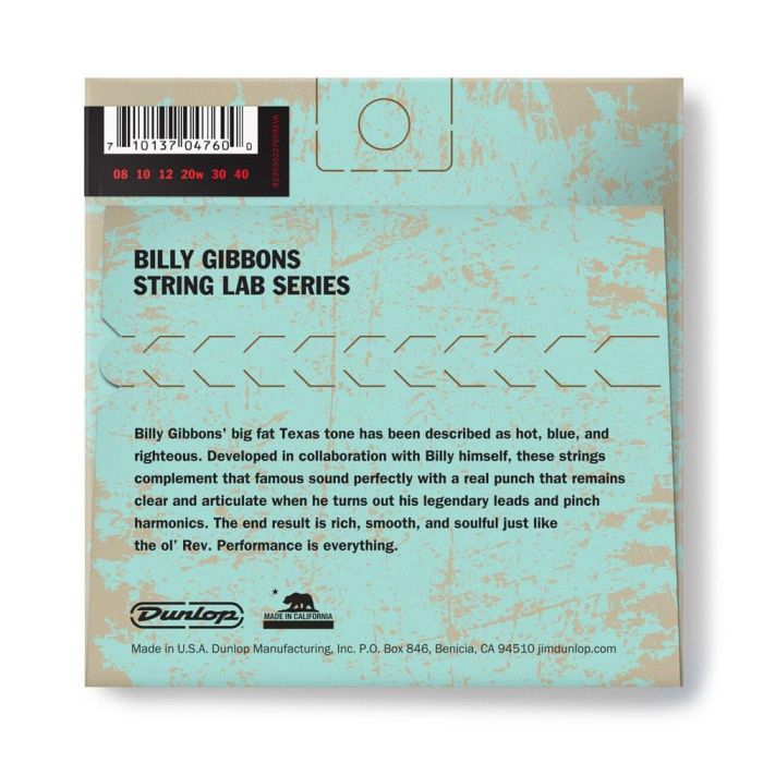 Juego Eléctrica Lab Billy Gibbons 8-40 1 Juego Eléctrica Lab Billy Gibbons 8-40 1