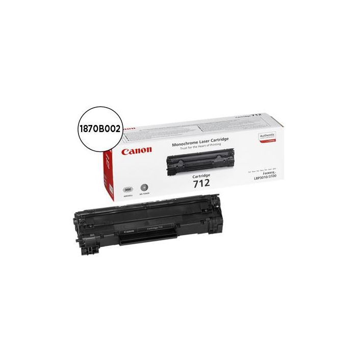 Canon Toner Negro Lbp 3010-3100 - Crg 712