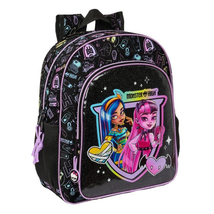 Mochila Infantil Monster High Negro 32 X 38 X 12 cm 0 Mochila Infantil Monster High Negro 32 X 38 X 12 cm 0