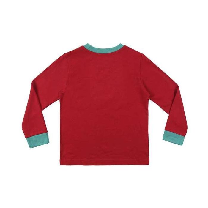 Cerdá Pijama de manga larga y single jersey con diseño de Mickey para niños de 6 años, color Rojo 3