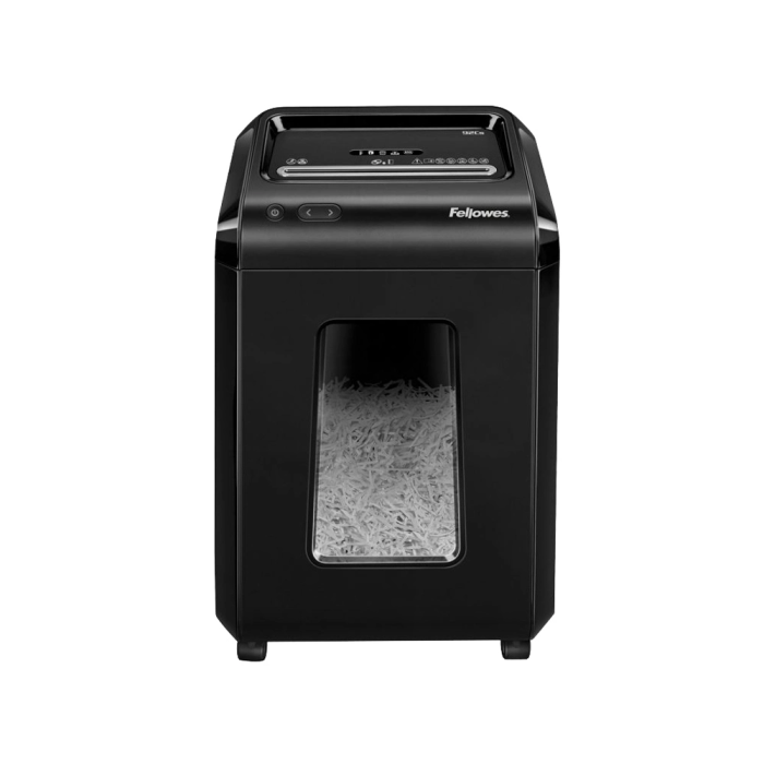 Fellowes 92CS Destructora de Documentos, Capacidad 18 Hojas, Partículas, Seguridad P-4, Papelera 25 L, Destruye Grapas, Clips, CDs 1