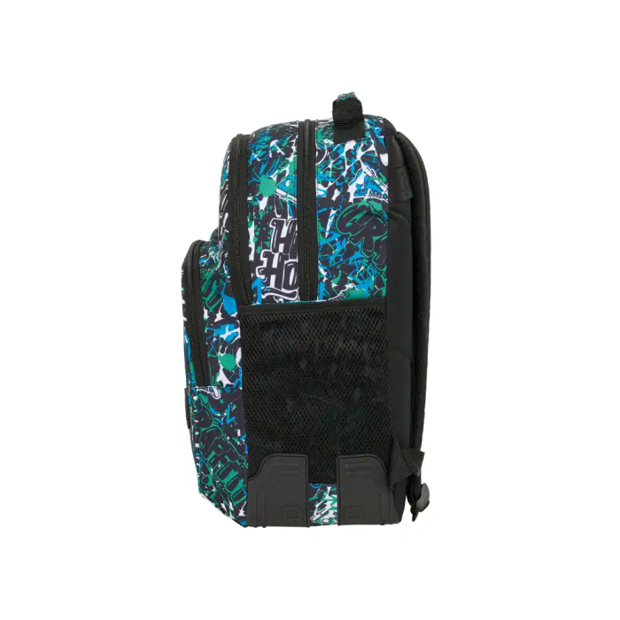 Safta Mochila Doble con Cantoneras Adaptable a Carro Graffiti 420x320x150 mm 2