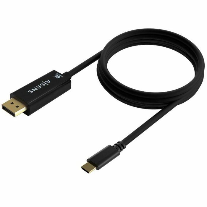 Adaptador USB-C a DisplayPort Aisens A109-0688 Negro 80 cm 2