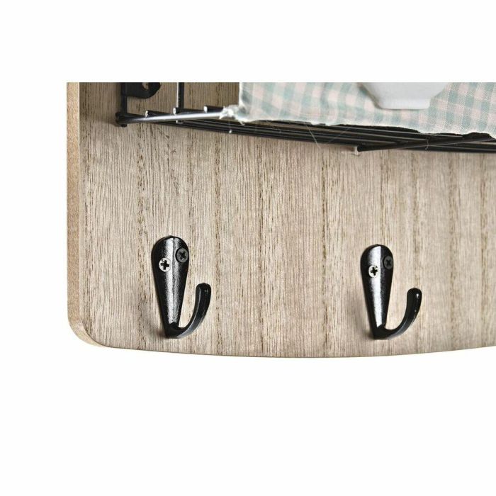 Perchero Pared Shabby DKD Home Decor Verde Menta Marron 9 x 36 x 23 cm 2 Perchero Pared Shabby DKD Home Decor Verde Menta Marron 9 x 36 x 23 cm 2