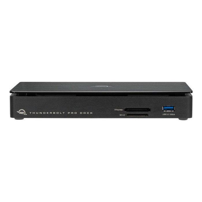 OWC Thunderbolt Pro Dock 10Gb/s Ethernet, 8K, CFexpress, SD, 2 Thunderbolt, USB-C, 3 USB-A Puertos, 1630MB/s 1 OWC Thunderbolt Pro Dock 10Gb/s Ethernet, 8K, CFexpress, SD, 2 Thunderbolt, USB-C, 3 USB-A Puertos, 1630MB/s 1