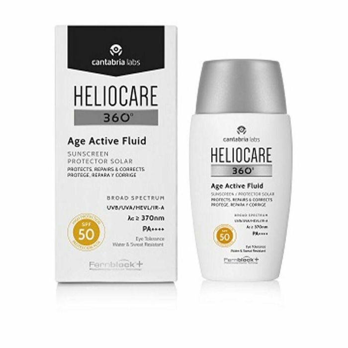 Heliocare 360° Protector Solar Fluido Previene Y Corrige Signos Del Fotoenvejecimiento Spf50