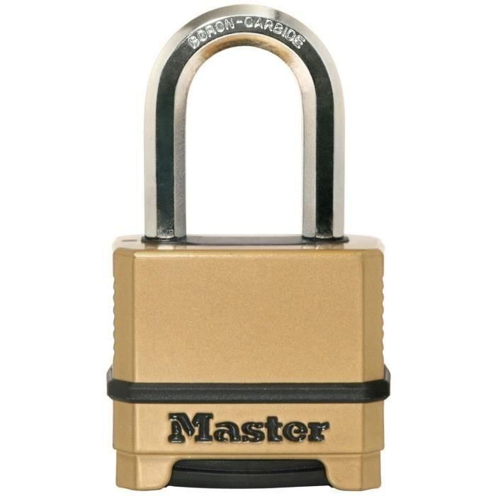Candado de alta seguridad - MASTER LOCK - M175EURDLF - Combinación - Zinc - Arco en L - Exterior Candado de alta seguridad - MASTER LOCK - M175EURDLF - Combinación - Zinc - Arco en L - Exterior