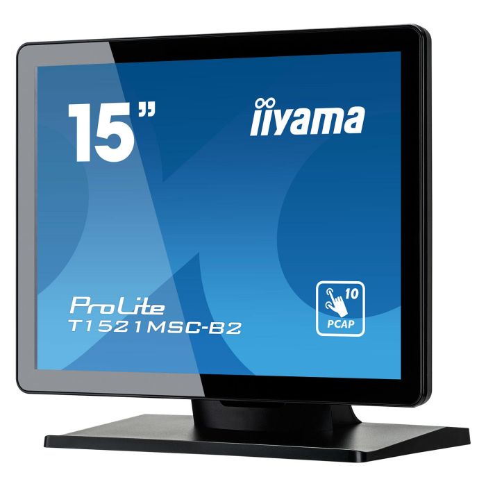 Iiyama T1521MSC-B2 Monitor Táctil Capacitivo Multitáctil de 15" 1024x768 VGA HDMI Negro Iiyama T1521MSC-B2 Monitor Táctil Capacitivo Multitáctil de 15" 1024x768 VGA HDMI Negro
