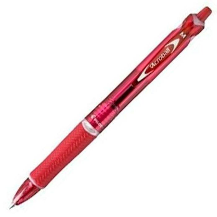 Boligrafo Pilot Acroball Rojo Tinta Aceite Punta De Bola De 1,0 mm Retractil 1