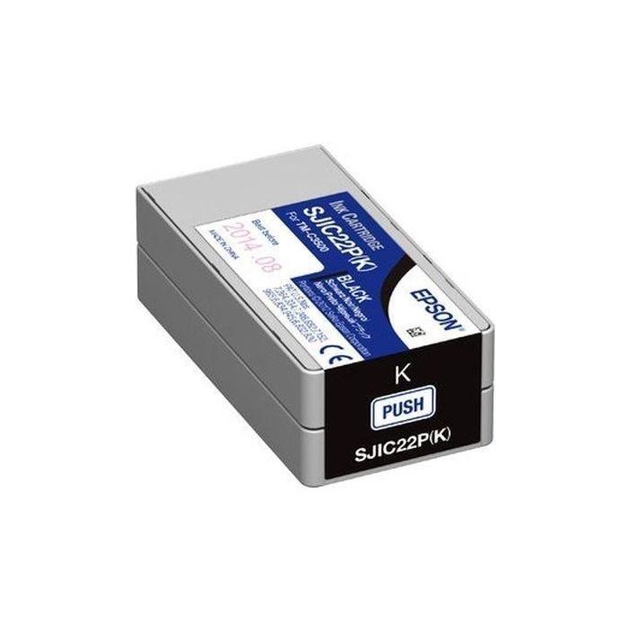 Epson Cartucho De Tinta Negro Colorworks C3500 Sjic22Pk Epson Cartucho De Tinta Negro Colorworks C3500 Sjic22Pk