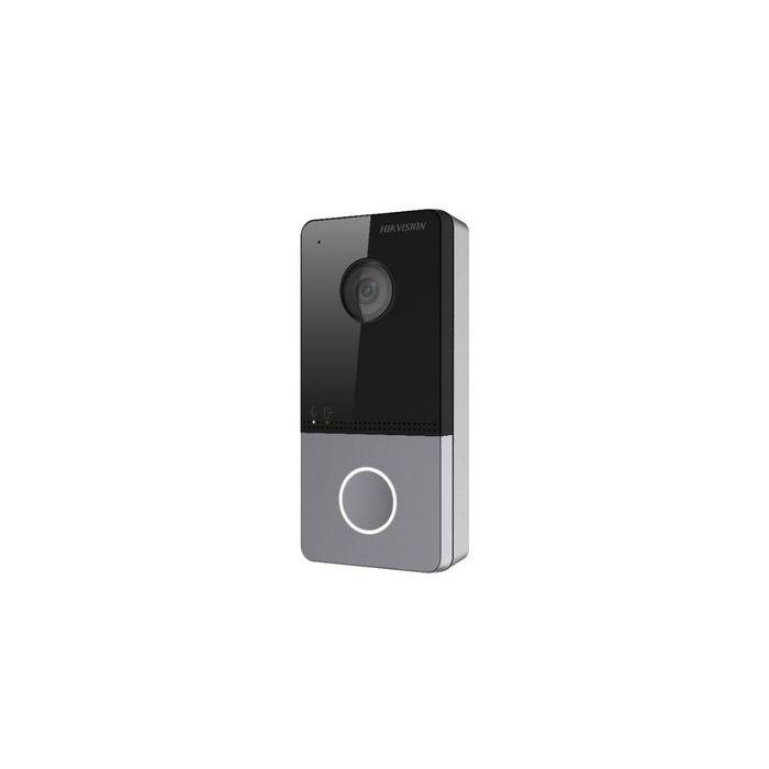 Hikvision Panel exterior WiFi 1 botón videoportero IP villa, cámara 2M P65, plástico 1
