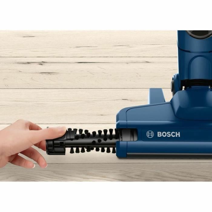 Aspirador escoba inalámbrico - BOSCH BBHF216 - 16 V máx. - Batería de litio - 36 min - Aspirador de mesa integrado - Azul 2