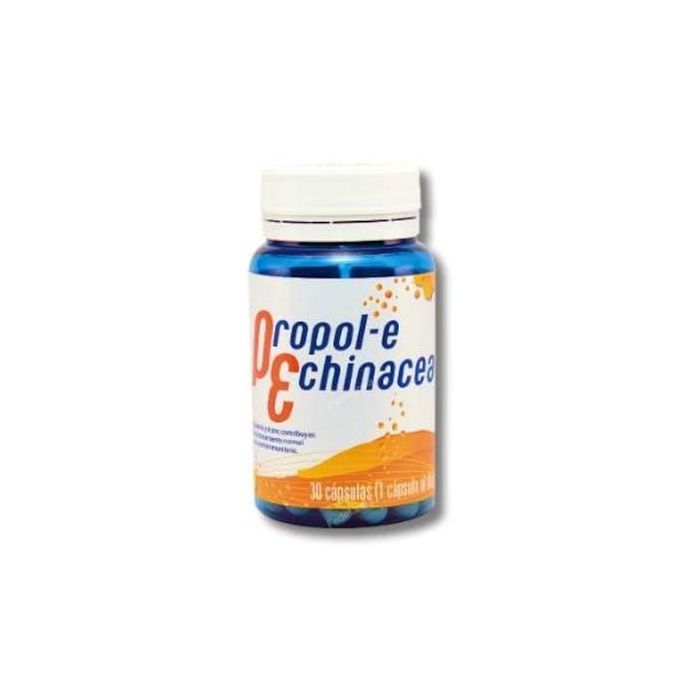 ESPADIET Propol-E Echinacea 30 Cápsulas - Bactericida, Antiviral y Antiinflamatorio con Própolis, Vitamina C y Zinc