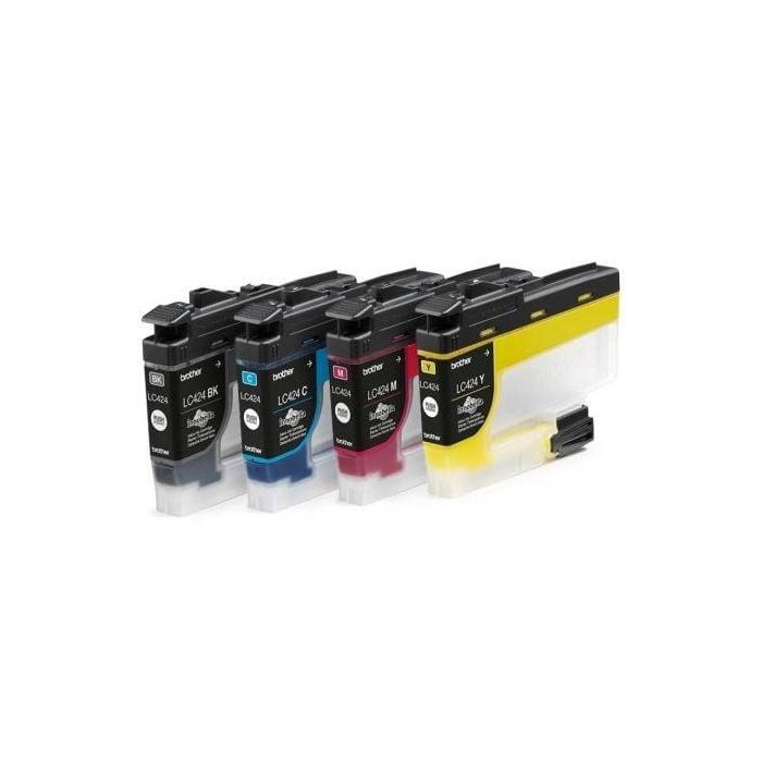 Ink-Jet Brother Lc424 Val Dcp-J1200 W Pack 4 Colores Negro - Amarillo - Cian - Magenta 750 Hojas 2 Ink-Jet Brother Lc424 Val Dcp-J1200 W Pack 4 Colores Negro - Amarillo - Cian - Magenta 750 Hojas 2