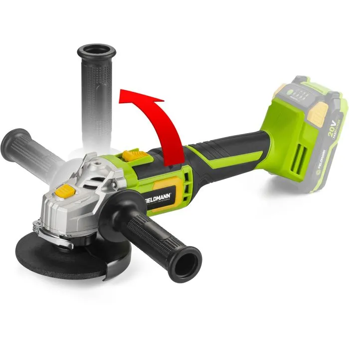 Fieldmann Amoladora Angular Inalámbrica 20V 115 mm FIE8590669303861 (Batería y Cargador No Incluidos) 2