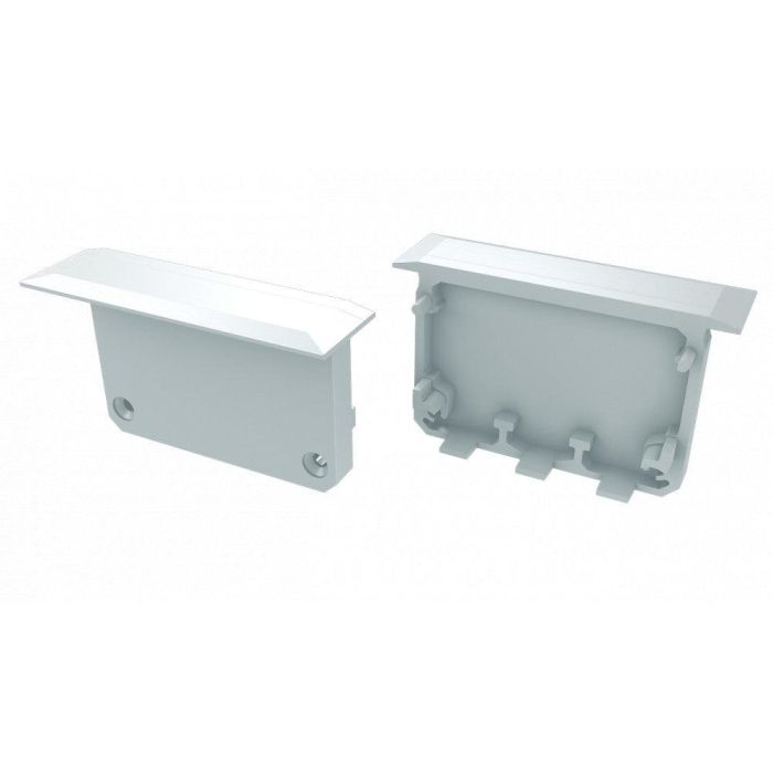 Tapón Final Perfíl Tipo INSO - Plastico - Blanco Tapón Final Perfíl Tipo INSO - Plastico - Blanco