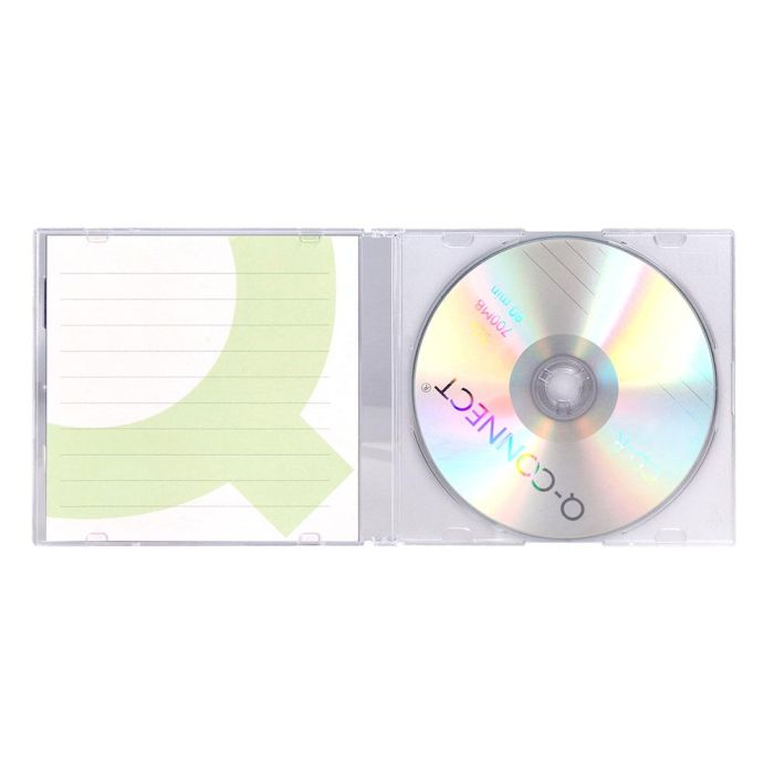 Cd-R Q-Connect Capacidad 700Mb Duracion 80Min Velocidad 52X Caja Slim 5 Cd-R Q-Connect Capacidad 700Mb Duracion 80Min Velocidad 52X Caja Slim 5