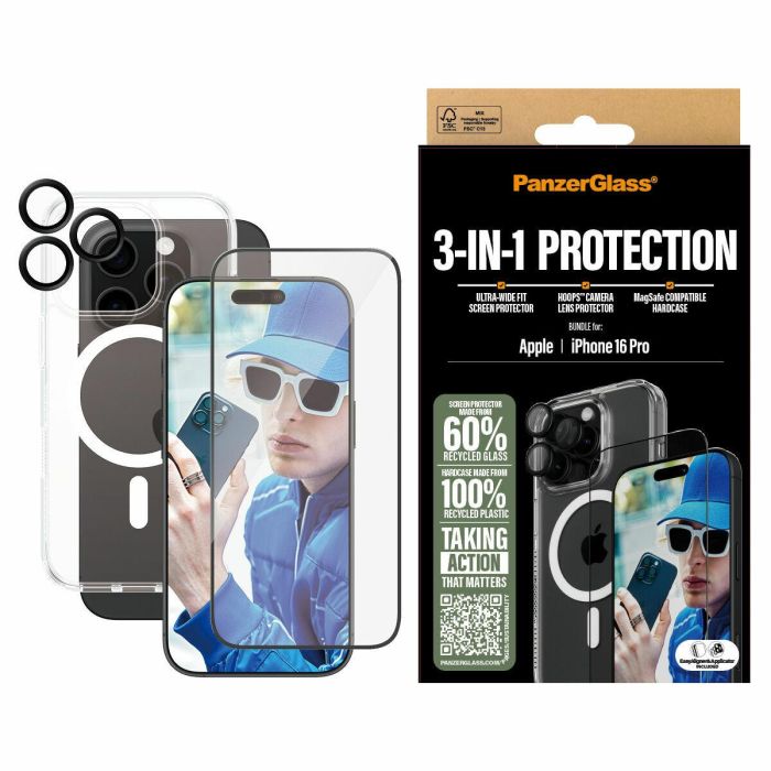 Protector de Pantalla Panzer Glass B1292+2862+1284 3