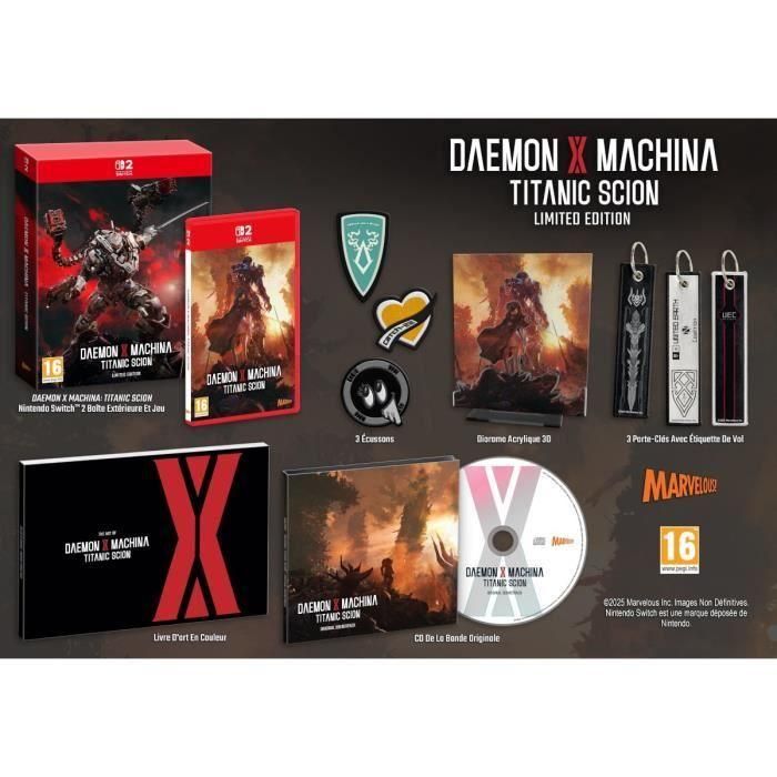 Just For Games JUS1744018702427 Daemon X Machina Titanic Scion - Juego 2 para Nintendo Switch - Edición limitada 1