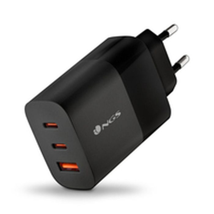 Cargador de Pared GaN NGS Bud 65W/ 2xUSB Tipo-C/ 1xUSB/ 65W 13 Cargador de Pared GaN NGS Bud 65W/ 2xUSB Tipo-C/ 1xUSB/ 65W 13