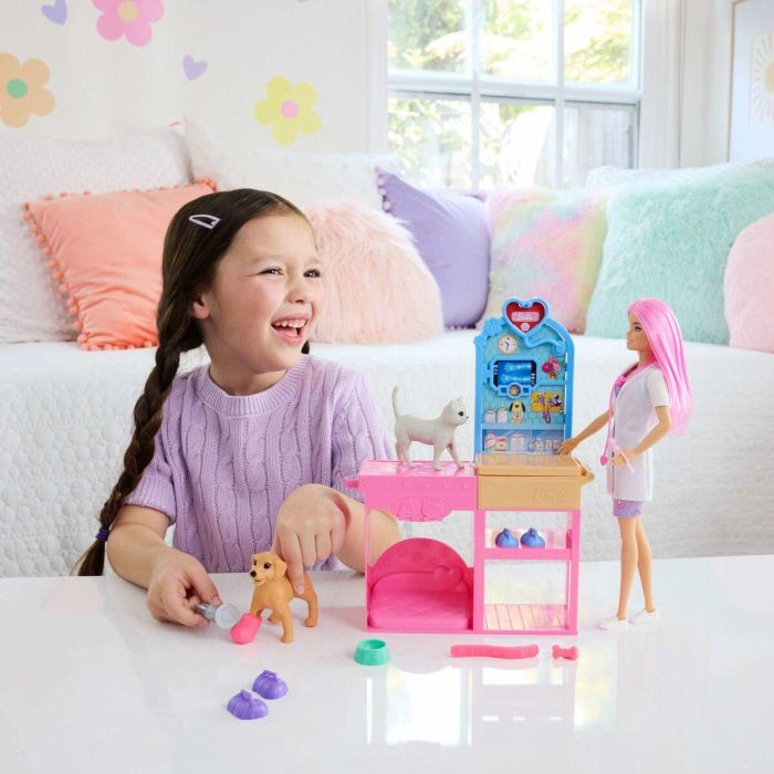 Playset Barbie Veterinarian Clinic 15 Piezas 5