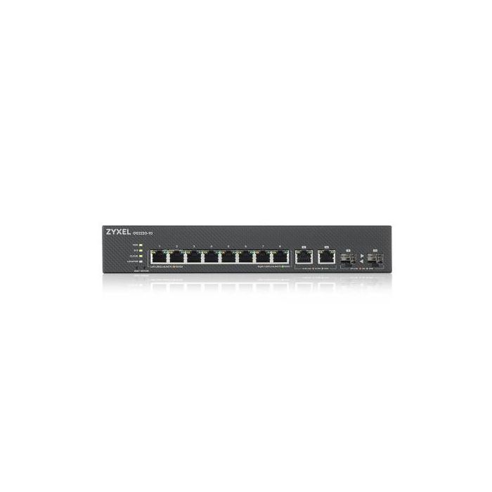 Zyxel GS2220-10-EU0101F Switch Gestionado L2, 10 Puertos Gigabit Ethernet (10/100/1000), Negro 1 Zyxel GS2220-10-EU0101F Switch Gestionado L2, 10 Puertos Gigabit Ethernet (10/100/1000), Negro 1