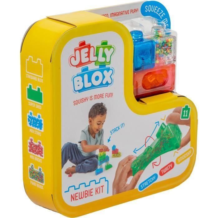 Juego de construcción - GOLIATH - Jelly Blox Newbie Kit - Bloques suaves y táctiles para niños de 2 años 1