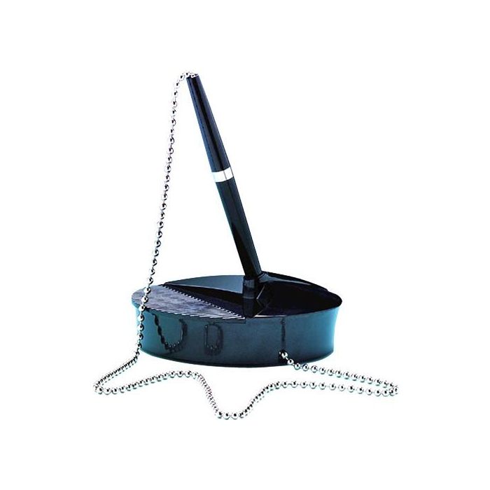 Fellowes Bolígrafo Con Peana Negro, Base Antideslizante, Protección Antibacteriana Microban®, Incluye Recarga Azul, Ref. 0911502 2