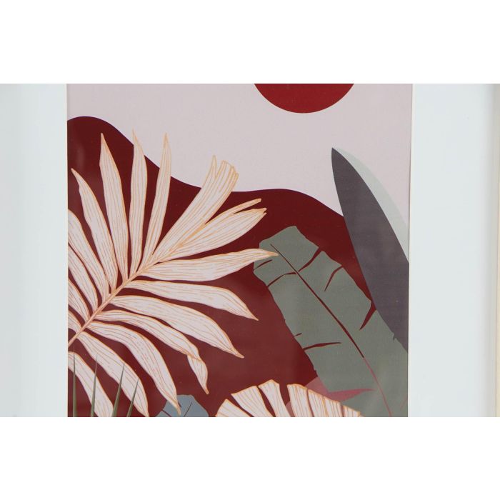 Cuadro Tropical DKD Home Decor Multicolor 2 x 45 x 35 cm (4 Unidades) 2 Cuadro Tropical DKD Home Decor Multicolor 2 x 45 x 35 cm (4 Unidades) 2
