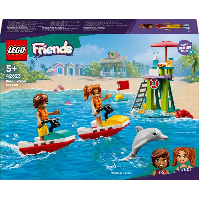 LEGO 42623 Moto Acuática de la Playa Friends con 2 Minipersonajes, Delfín y Accesorios, Juguete +5 años 0 LEGO 42623 Moto Acuática de la Playa Friends con 2 Minipersonajes, Delfín y Accesorios, Juguete +5 años 0