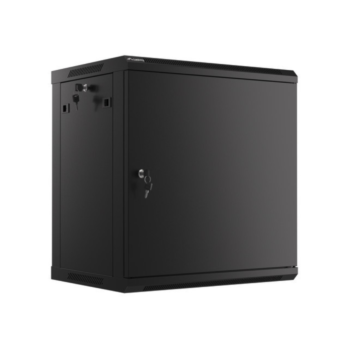 Lanberg WF01-6412-00B Armario Rack de Pared 19 Pulgadas 12U Negro 60kg