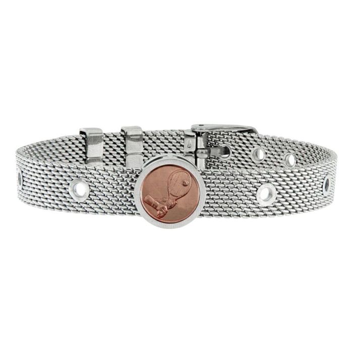 Pulsera Unisex Tennis Player Talent Jewels TJA-1-18-02-1-235 Plateado 0 Pulsera Unisex Tennis Player Talent Jewels TJA-1-18-02-1-235 Plateado 0