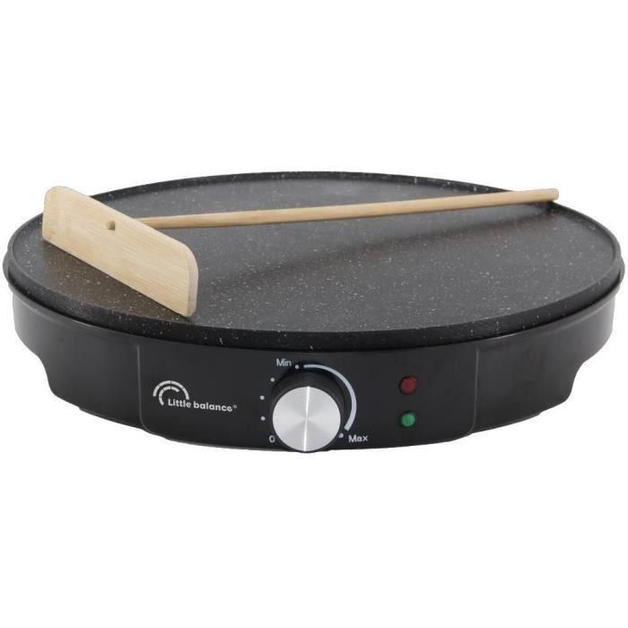 Crepiere - LITTLE BALANCE - 8757 - Happy Crepes - 1200 W - Negro Crepiere - LITTLE BALANCE - 8757 - Happy Crepes - 1200 W - Negro