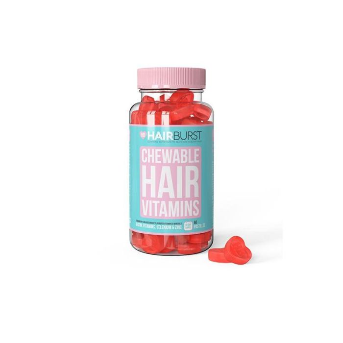 Hairburst Chewable Heart Vitamins 1 Month Supply Boxed Hairburst