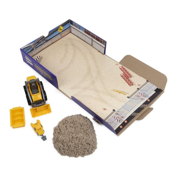 Kinetic Sand KIN0778988543641 Set de Construcción de Arena Cinética – Excava y Demuele con 454g de Arena Natural 12