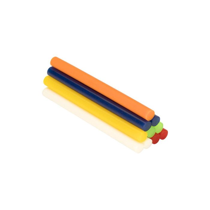 Salki 20431088 Barra de cola termofusible para decoración, colores variados, Ø8 x 120 mm, blister 20 uds 0 Salki 20431088 Barra de cola termofusible para decoración, colores variados, Ø8 x 120 mm, blister 20 uds 0