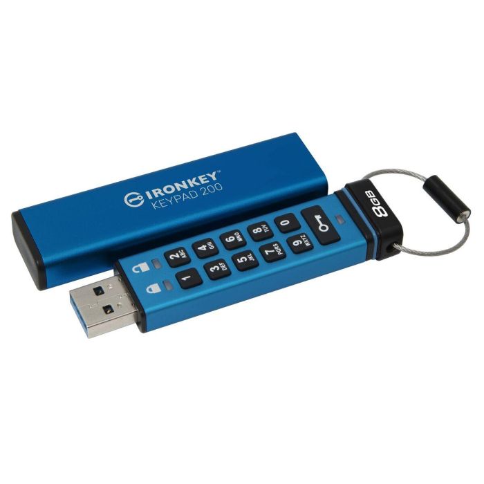 Pendrive Kingston IKKP200/8GB Azul 8 GB Pendrive Kingston IKKP200/8GB Azul 8 GB