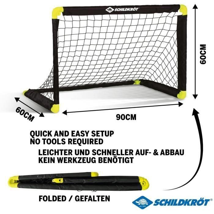 Schildkröt SCH4000885709872 Portería de fútbol Plegable 1