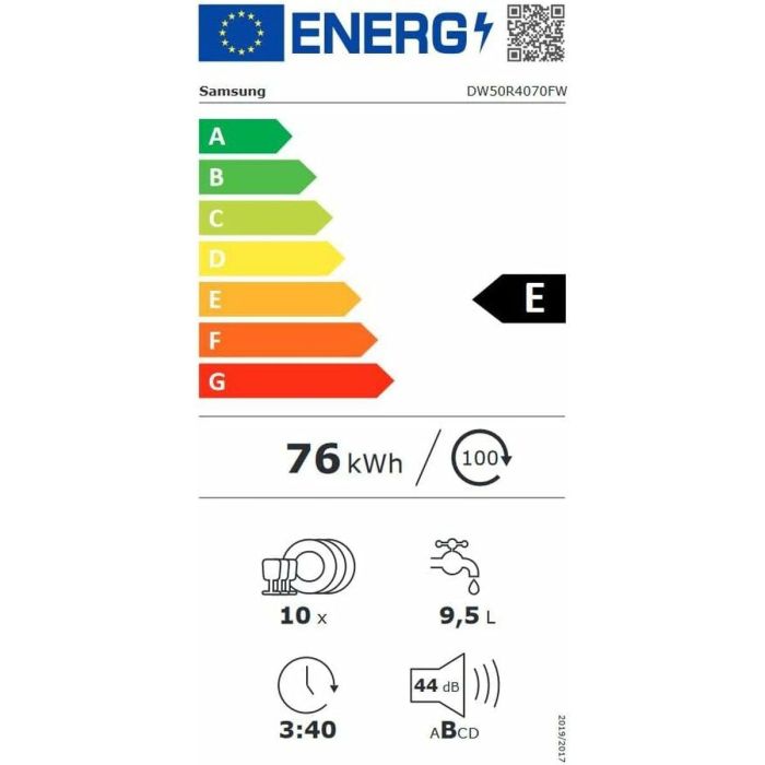 Lavavajillas Samsung DW50R4070FW/EC Blanco 2